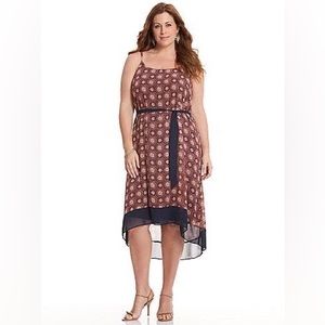 EUC Lane Bryant High-Low Chiffon Dress Size 18/20